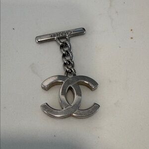 Chanel Silver Bag Charm